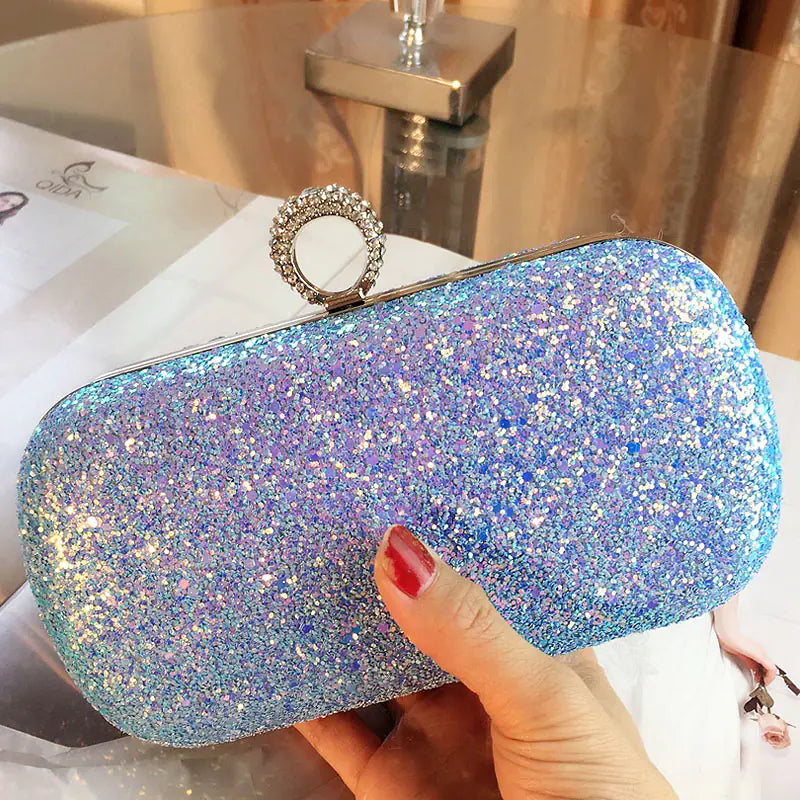 Luxury Sequin Handbags for Women - Elegant Evening Clutch