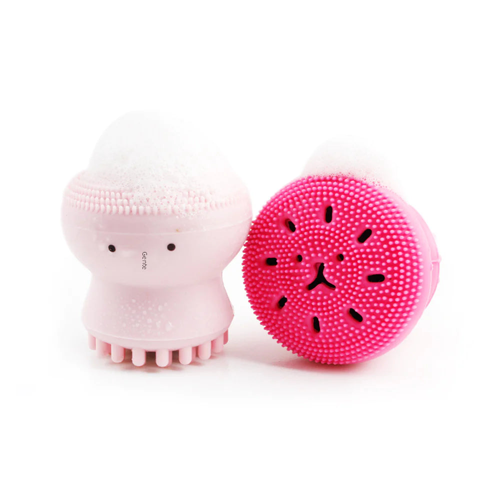 Multicolor Silicone Octopus Facial Cleansing Brush