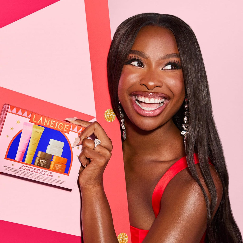 Laneige Skincare & Lip Care Holiday Gift Sets – Lip Mask, Water Bank, Lip Glowy Balm – Beauty Essentials for Gifting & Self-Care