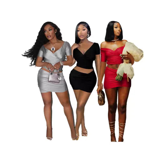 Slim Fit Sexy Deep V Dress for Spa and Beauty Therapists