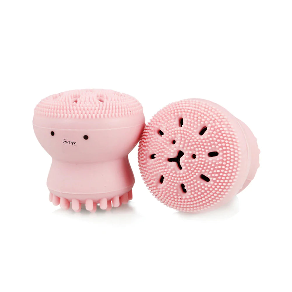 Multicolor Silicone Octopus Facial Cleansing Brush