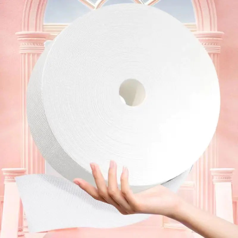 Disposable Cotton Facial Towels and Makeup Wipes with Bag