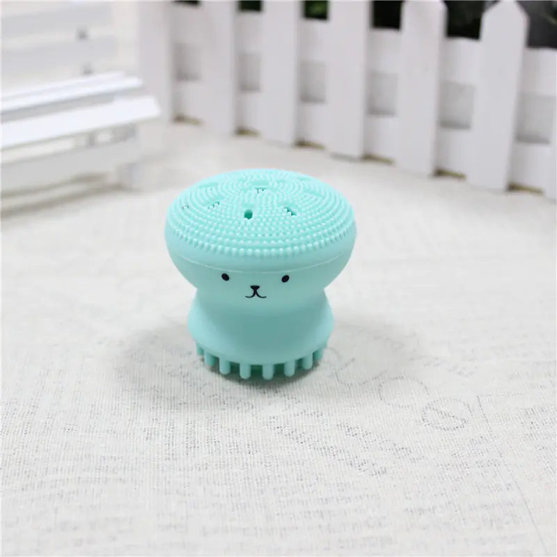 Multicolor Silicone Octopus Facial Cleansing Brush