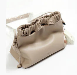 Unique Pleated Tote Shoulder Bag