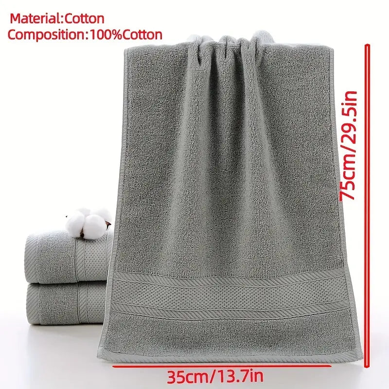 Soft & Absorbent 100% Cotton Towel for Spa & Bathroom