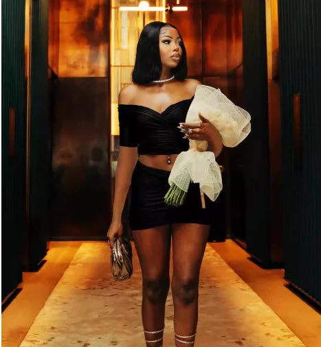 Slim Fit Sexy Deep V Dress for Spa and Beauty Therapists