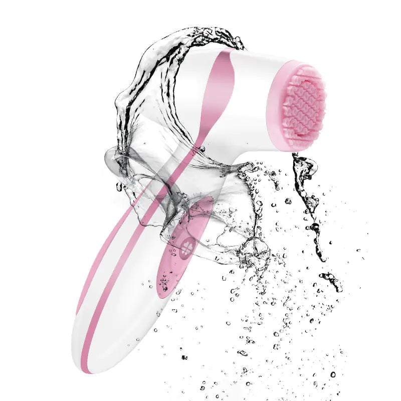 Electric Facial Cleansing Brush and Massager Device