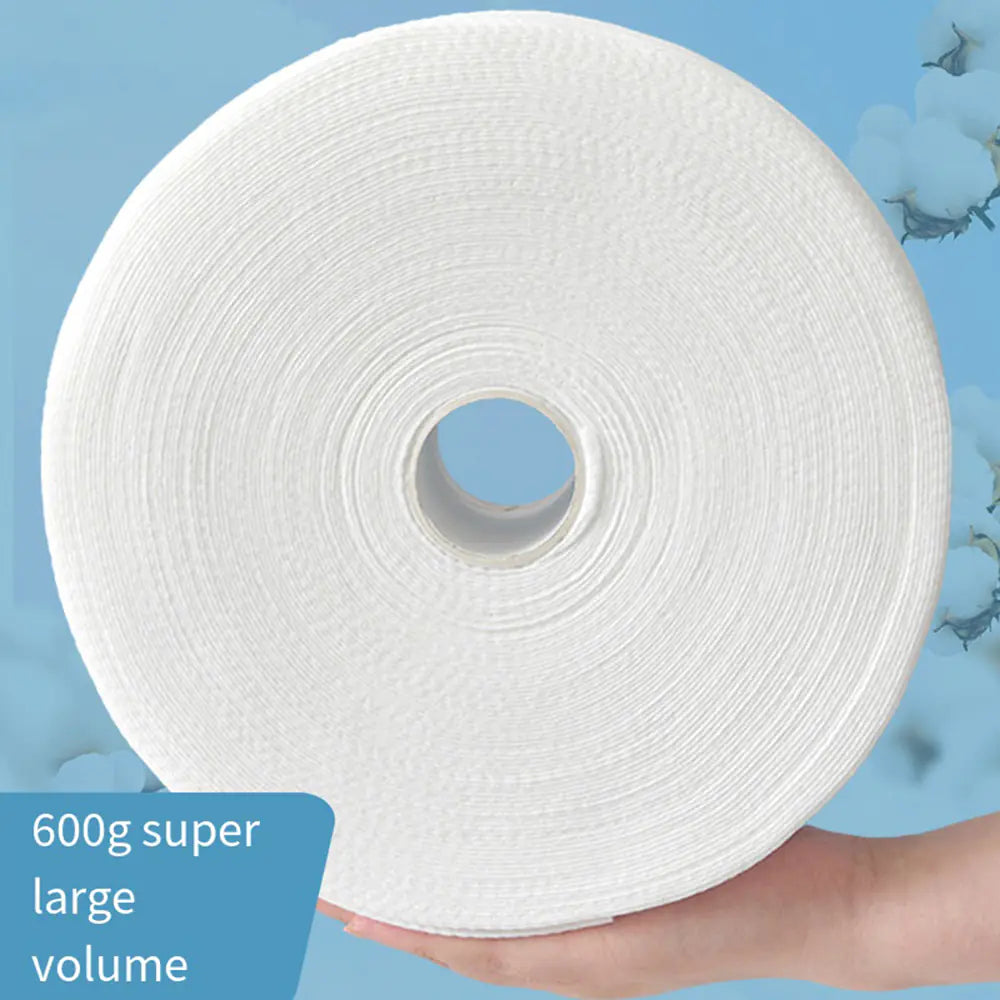 Disposable Cotton Facial Towels and Makeup Wipes with Bag