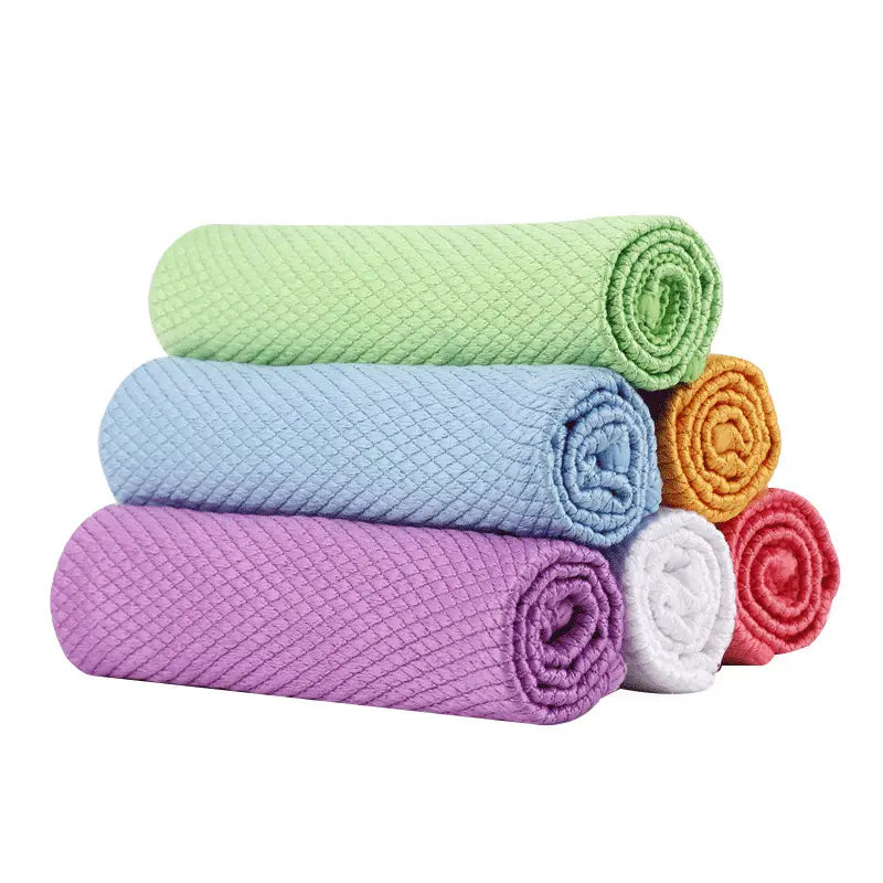 Fish Scale Cloth for Kitchen and Household Cleaning Wipes