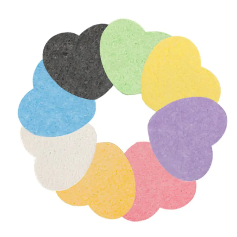 Compressed Facial Cleansing Puff with Wood Pulp Cotton