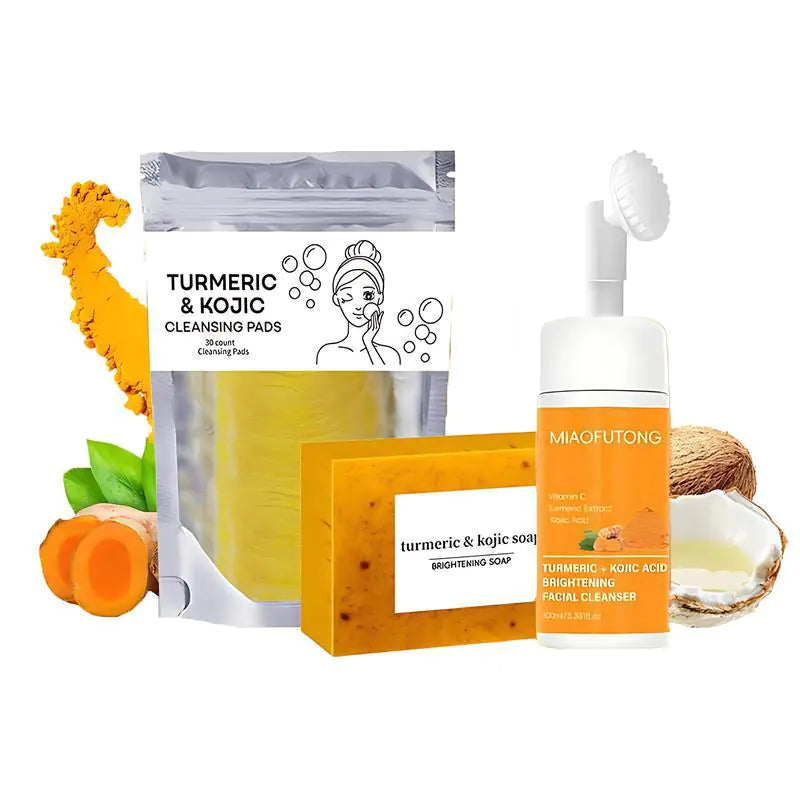 Turmeric Facial Cleansing Set