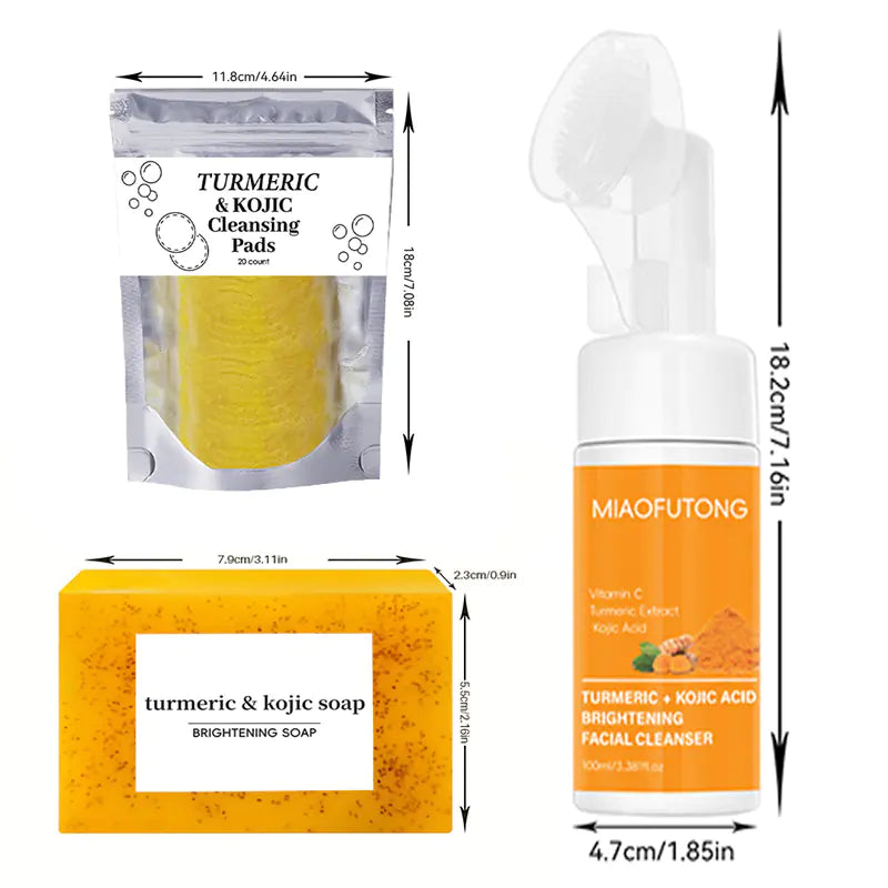Turmeric Facial Cleansing Set